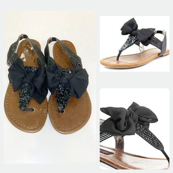 Material Girl Shoes - Material Girl Bow Sandals